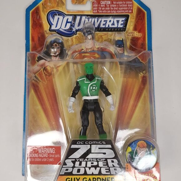 DC Universe 75 Years of Super Power Guy Gardner Figure Mattel 2009 - Picture 1 of 7